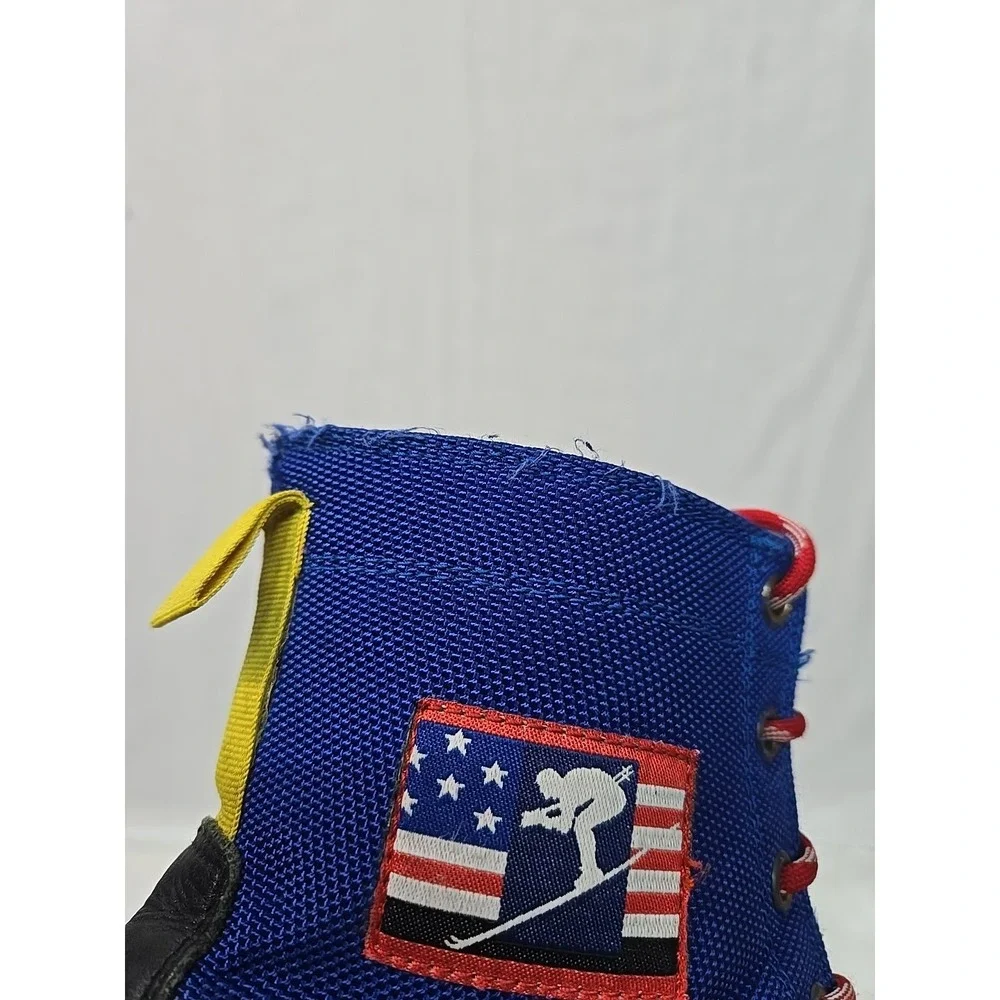 POLO Ralph Lauren Boys Ranger High‎ II Boots Size US 4.5 Blue Black Red Lace Ski